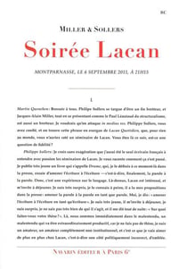Soirée Lacan