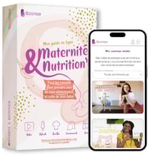 Coffret Bloomee : Le livre maternité et application grossesse pour accompagner les femmes enceintes