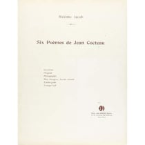 Poemes de jean cocteau (6) --- voix et piano