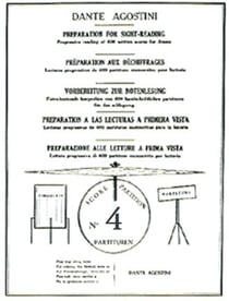 DANTE AGOSTINI : PREPARATION AU DECHIFFRAGE - VOLUME 4