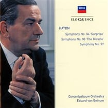 Symphonie n°94 'la surprise' - symphonie n°96 'le miracle' - symphonie n°97