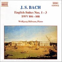 English Suites n°1 - 3 : BWV 806 - 808