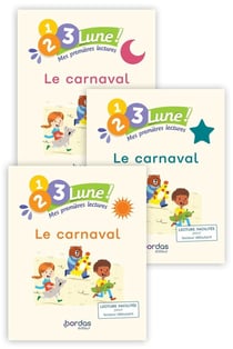 1, 2, 3 Lune ! : premières lectures : le carnaval (édition 2022)