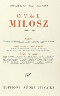 O. V. de L. Milosz, 1877-1939