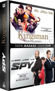 Coffret comédies d'espionnage 2 films : Kingsman, services secrets - spy