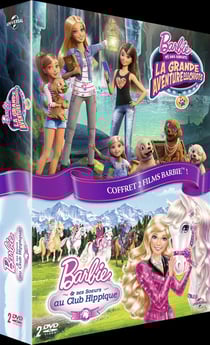 Coffret 2 films Barbie et ses soeurs : Au club hippique + La grande aventure des chiots