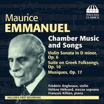 Musique de chambre et melodies