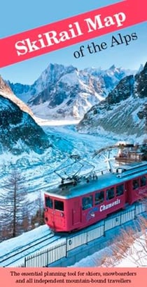 Skirail map of the alps  1/1m4.