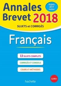 Annales brevet 2018 francais