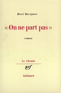 "on ne part pas"