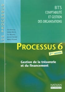 Processus 6 - gestion de la trésorerie et du financement - bts cgo 2e année - livre de l'élève (édition 2002)