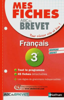 MES FICHES ABC DU BREVET Tome 1 : français - 3e