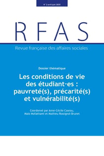 Les conditions de vie des étudiant.es : pauvreté(s), précarité(s) et vulnérabilité(s)