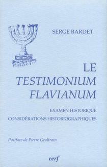 Le Testimonium Flavianum