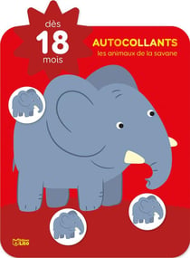 Les animaux de la savanne - autocollants