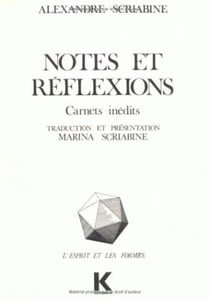 Notes et réflexions : Carnets inédits
