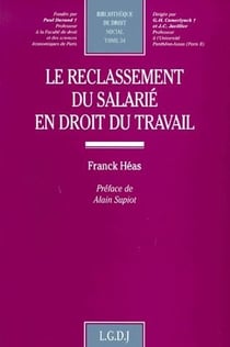 Le reclassement du salarié en droit du travail