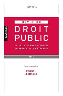 Revue du droit public n.2017/2 : le Brexit
