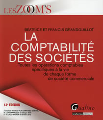 La comptabilite des sociétés 2015-2016