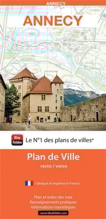 Annecy : Plan de ville (édition 2024)