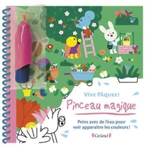 Livre Pinceau magique Bébés animaux - Gründ