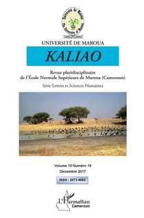 Décembre 2017 - revue pluridisciplinaire de l'école normale supérieure de Maroua (Cameroun) - série lettres et sciences humaines