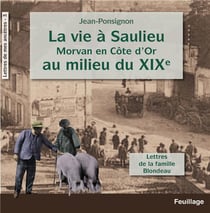 La vie à Saulieu Morvan en Côte d'Or au milieu du XIXe siècle, lettres de la famille Blondeau
