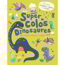 Mes planches d'artiste à colorier : Dinosaures