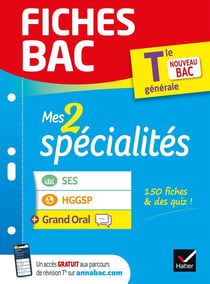 Fiches bac Tome 18 : SES, HGGSP & grand oral - terminale générale (édition 2022)