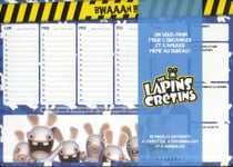The lapins crétins - un sous-main pour s'organiser et s'amuser même au bureau !