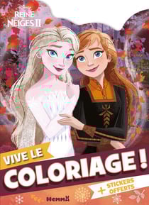 Disney La Reine des Neiges 2 - Vive le coloriage ! (Elsa et Anna feuilles) - + Stickers offerts