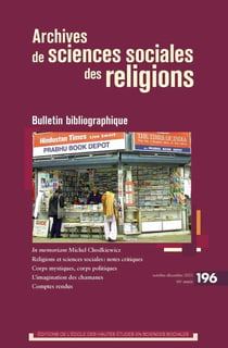 Archives de sciences sociales des religions n.196