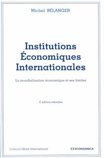 INSTITUTIONS ECONOMIQUES INTERNATIONALES