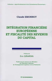 INTEGRATION FINANCIERE EUROPEENNE ET FISCALITE DES REVENUS DU CAPITAL