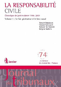 La responsabilé civile t.1