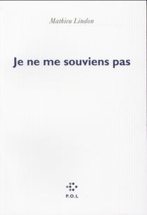Je ne me souviens pas