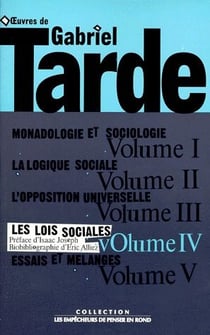 Oeuvres Tome 4 - les lois sociales