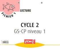 Fichier lecture : cycle 2, GS-CP niveau 1