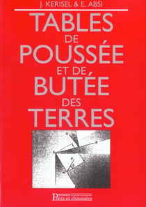 Tables de poussee et de butee des terres