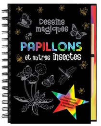 Dessins magiques : papillons et autres insectes
