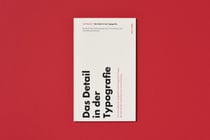 Das detail in der typografie