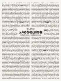 L'apocoloquintose de l'empereur Claude - pamphlet violent faisant suite à l'élimination physique d'un prince