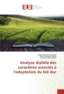 Analyse diallele des caracteres associes a l'adaptation du ble dur