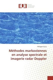 Methodes markoviennes en analyse spectrale et imagerie radar doppler