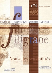Revue filigrane n04 - nouvelles sensibilites