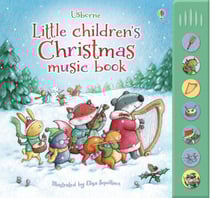 Little children's christmas music book