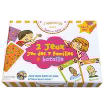 J'apprends avec Sami et Julie : jeu des 7 familles + bataille