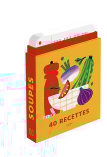 Coffret fiche : Soupes, 40 recettes