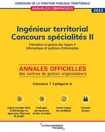 Ingénieur territorial : spécialites II - concours catégorie A (édition 2022/2023)