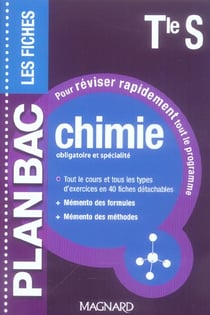Les fiches - chimie - terminale s - enseignement obligatoire et de spécialité